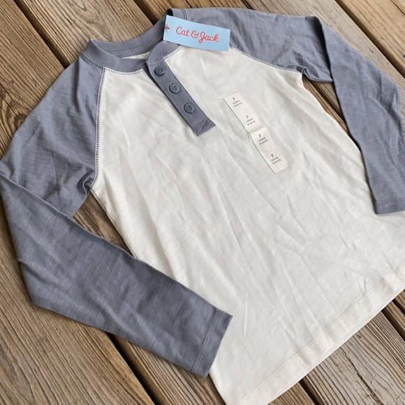 Cat & Jack Casual Long Sleeve Shirt - Picture 3 of 3